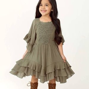 NWT Joyfolie Calyssa Dress in Vetiver (size 8)